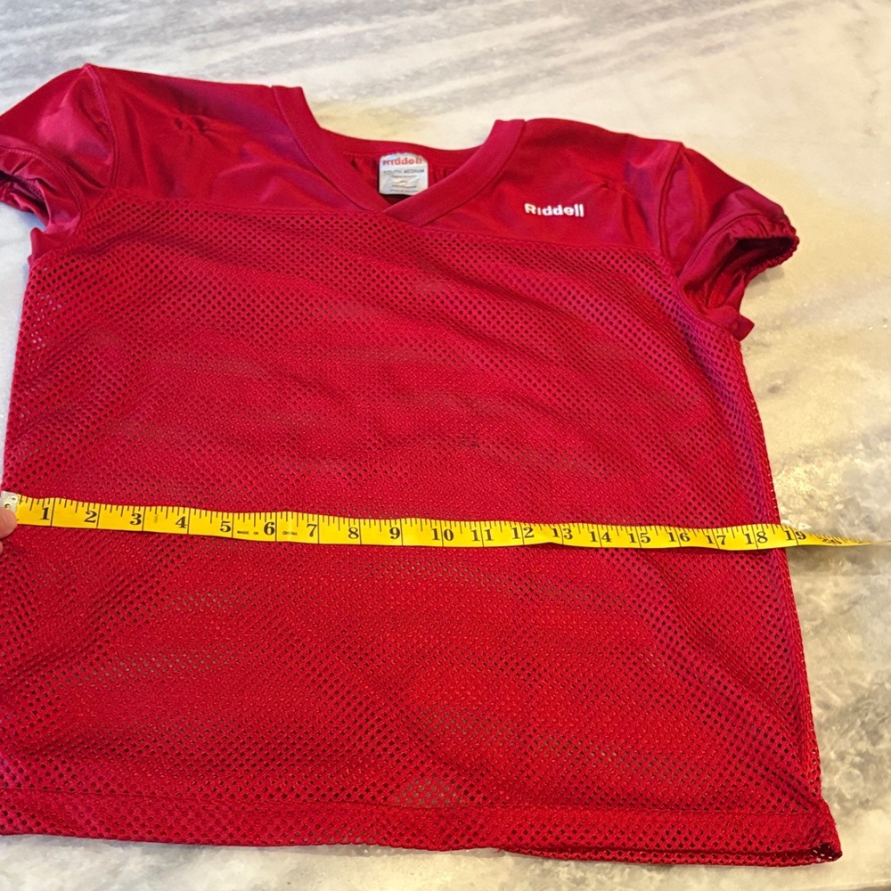 Riddell Kids Red Sports Jersey - Picture 8 of 11